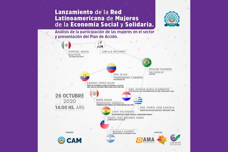 Ante más de 200 personas lanzaron la Red Latinoamericana de Mujeres de la Economía Social y Solidaria. Ante más de 200 personas lanzaron la Red Latinoamericana de Mujeres de la Economía Social y Solidaria.